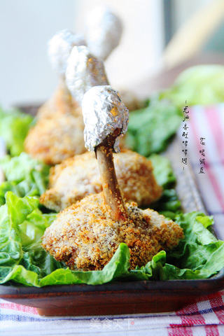 【无油香酥棒棒翅】:用空气炸锅做健康炸物的做法步骤:12