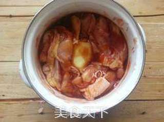 叉烧鸡腿卷的做法步骤:6