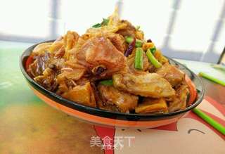 炒腊鸡的做法步骤:11