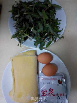 苣荬菜卷的做法步骤:2