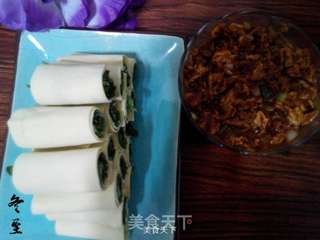 苣荬菜卷的做法步骤:11