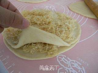 肉松太阳花面包的做法步骤:7