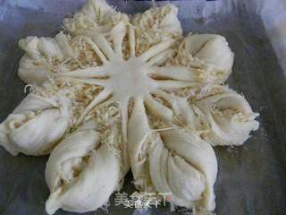 肉松太阳花面包的做法步骤:11