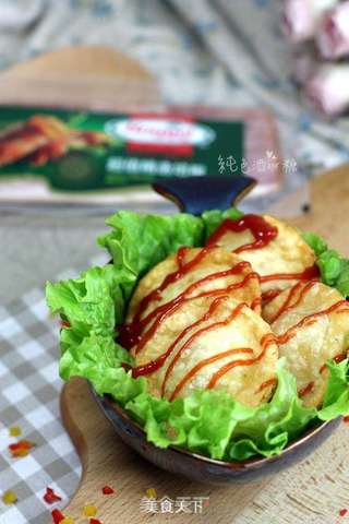 培根蔬菜饺的做法步骤:7