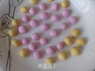 健康彩色水果小圆子的做法步骤:10