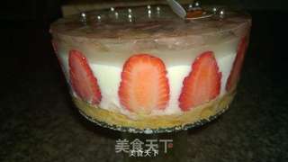 樱花慕斯蛋糕(不用烤箱超详细22步)的做法步骤:21