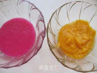 健康彩色水果小圆子的做法步骤:3