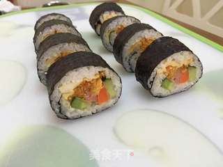 紫菜包饭的做法步骤:7