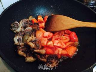 牛腩蕃茄煲的做法步骤:6