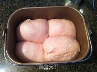 紫甘蓝汁面包的做法步骤:9