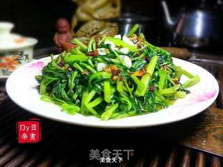 素食空心菜的做法步骤:7