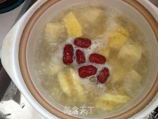 酸酸甜甜红薯菠萝汤的做法步骤:8