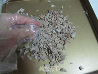 芝麻海苔肉松的做法步骤:6