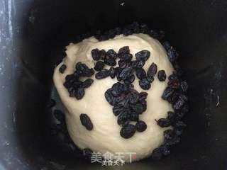 面包机版黑加仑切片面包的做法步骤:5