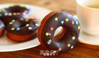 蛋糕甜甜圈的做法步骤:16