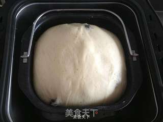 面包机版黑加仑切片面包的做法步骤:8