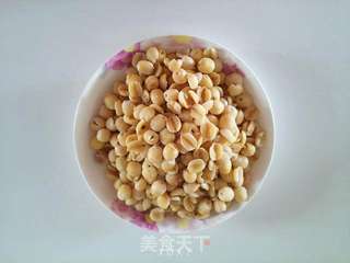 莲子豆浆布丁的做法步骤:2
