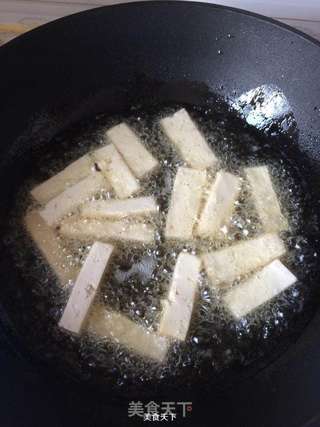 烧虎皮豆腐的做法步骤:3