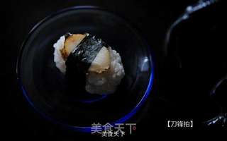鲍鱼~北极虾寿司的做法步骤:9