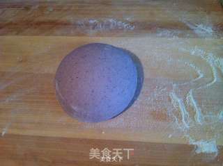 紫甘蓝双色馒头的做法步骤：9