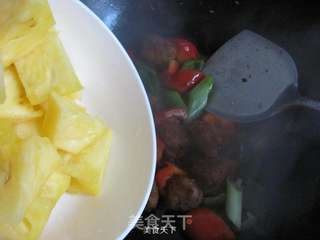 菠萝咕咾肉的做法步骤:13