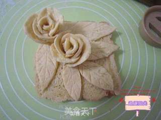 玫瑰土司片--超级爆软淡奶油土司的做法步骤:6