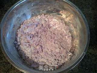 紫甘蓝双色馒头的做法步骤：5