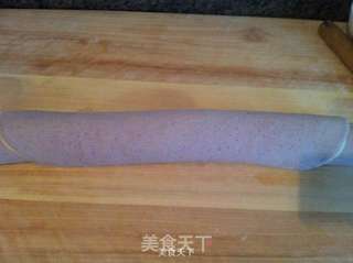 紫甘蓝双色馒头的做法步骤：13