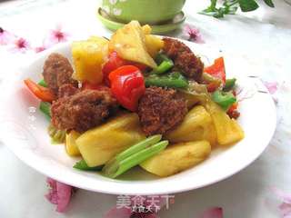 菠萝咕咾肉的做法步骤:14
