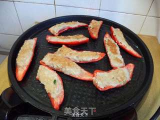 酿红椒的做法步骤:7