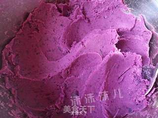 紫薯糯米茶巾绞的做法步骤:6