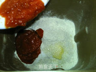 番茄面包圈的做法步骤:2