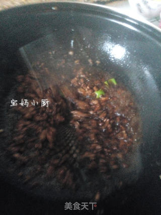 肉末胡萝卜炒熏干的做法步骤:4