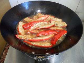 酿红椒的做法步骤:12