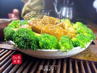 黑椒豆腐的做法步骤:6