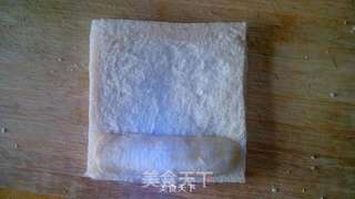 吐司香蕉蛋卷的做法步骤:2