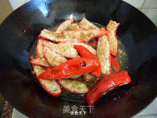 酿红椒的做法步骤:10