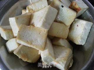黑椒豆腐的做法步骤:2