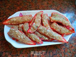 酿红椒的做法步骤:5