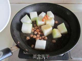 干贝虎皮冬瓜的做法步骤:5
