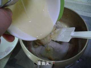 炼乳樱花蛋糕的做法步骤:5
