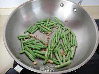 蚝油豇豆茄子的做法步骤:4