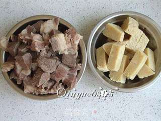 牛肉炖冻豆腐的做法步骤:4