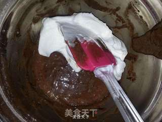 8寸可可戚风的做法步骤:10
