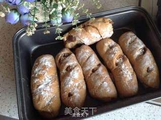 全麦小欧包红糖桂圆包的做法步骤:5