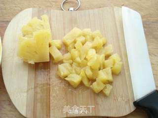 菠萝炒饭的做法步骤:6