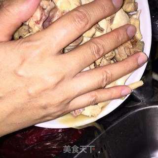 鲍鱼炆鸡的做法步骤:7