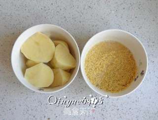 麻麻花土豆稀饭的做法步骤:2