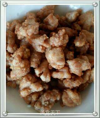 菠萝咕噜肉的做法步骤:5
