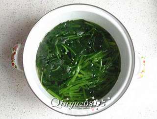 蒜香菠菜塔的做法步骤:4